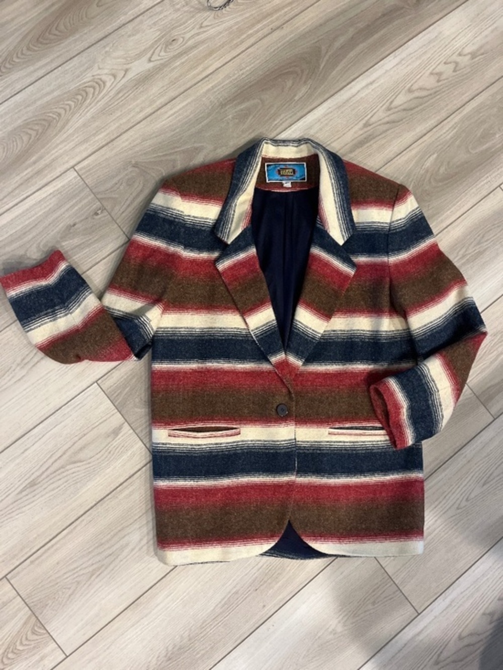 Vintage Maurizio Ramani Striped Blazer